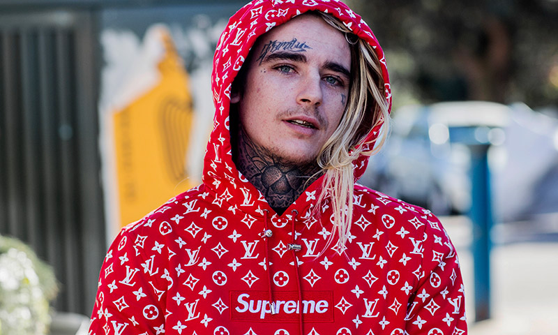 a possible supreme x louis vuitton collab has hypebeasts
